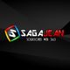 Logotipo de Sagajean con texto "Soluciones Web 365" sobre fondo negro.
