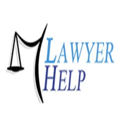 Scale icon with "Lawyer Help" text in blue and purple.