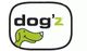 Logo mit grünem Hundekopf, daneben der Schriftzug "dog'z" in Schwarz und Grün.