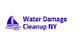 Logo with sailboat and text: "Water Damage Cleanup NY".