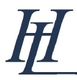 Blaue Buchstaben "HL" auf weißem Hintergrund in serifenbetonter Schrift.