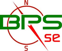 Logo with "BPS" and a compass design, highlighting southeast with "se" in red.