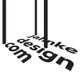 Text auf einem 3D-Turm: "jahnke design com".
