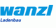 Logo mit blauem Text "wanzl Ladenbau" auf weißem Hintergrund.