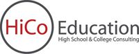 Logo von HiCo Education, spezialisiert auf Beratung für High School- und College-Bildung.