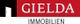 Logo von Gielda Immobilien in Rot und Schwarz mit stilisierter Tür.