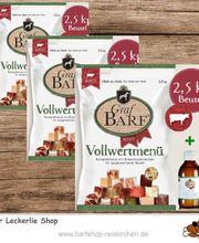 Graf Barf Vollwertmenü Rind Testpaket 1 jetzt 15 % sparen