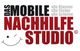Logo mit Schriftzug: "Das Mobile Nachhilfestudio" und einem lächelnden Gesicht.
