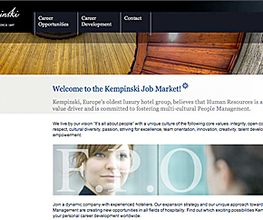 Homepage Kempinski Hotelkette – Jobsite