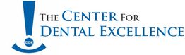 Logo for The Center for Dental Excellence featuring a blue exclamation mark and "CDE" initials.