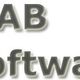 Logo "INFO LAB Software" con una stella dorata e una mano su sfondo sfocato.