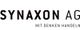 Logo mit Text "Synaxon AG" und darunter "Mit Denken Handeln".