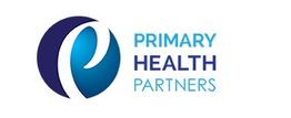 Logo of Primary Health Partners with a stylized "P" in a blue circular design.