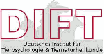 Logo mit Text: "DIFT Deutsches Institut für Tierpsychologie & Tiernaturheilkunde".