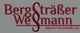 Logo von Bergsträßer & Weßmann, Rechtsanwälte, auf grauem Hintergrund.