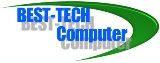 Logo mit Text "BEST-TECH Computer" und grünem Bogen.