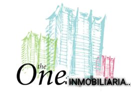 Edificios con el texto "The One INMOBILIARIA..." en varios colores estilo boceto.