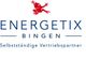 Logo von Energetix Bingen mit einem roten Frosch darüber und dem Text "Selbständige Vertriebspartner".