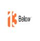 Orange and white "13 Below" logo on a white background.