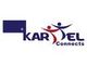 Logo mit stilisierten Figuren, Text "KARTEL Connects" in Blau und Rot.