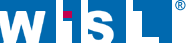 Logo mit blauem Text "WiSt" und kleinem roten Rechteck im "i".