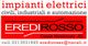 Inserzione pubblicitaria per impianti elettrici di Eredi Rosso a Casale Monferrato, con contatti.