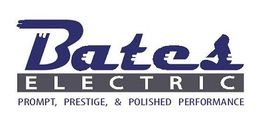 Bates Electric logo with slogan: "Prompt, Prestige, & Polished Performance."