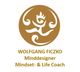 Logo mit stilisiertem Symbol und Text: "WOLFGANG FICZKO, Minddesigner Mindset- & Life Coach".