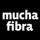 Texto sobre fondo negro: "mucha fibra".