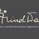 Logo mit Schriftzug "Mind Way" und Text "Stress- und Mentalcoaching I Regina Horn".