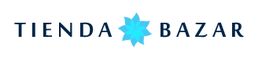 Logo de Tienda Bazar con una estrella azul entre las palabras "TIENDA" y "BAZAR".