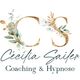 Logo floral "CS" pour Cécilia Sailer, Coaching & Hypnose.