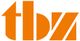 Orangefarbenes Logo mit den Buchstaben "tbz" in moderner, geometrischer Schriftart.
