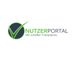 Logo: „Nutzerportal“ mit grünem Häkchen, Text: „Wir schaffen Transparenz“.