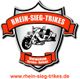 Rotes Logo mit Trike und Text "Rhein-Sieg-Trikes, Vermietung, Service, Verkauf".