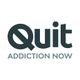 "Quit Addiction Now" text logo with a stylized 'Q'.