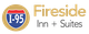 Fireside Inn & Suites logo with an I-95 highway shield.