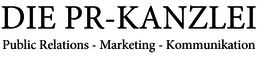 Text: "DIE PR-KANZLEI - Public Relations - Marketing - Kommunikation".