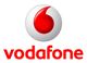 Logo von Vodafone, roter Kreis mit weißem Hintergrund und Text "vodafone" darunter.