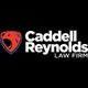 Caddell Reynolds Law Firm logo with a red stylized shield and outline of an animal head.