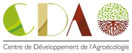 Logo du Centre de Développement de l'Agroécologie, avec arbre stylisé à droite.