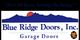 Blue Ridge Doors, Inc. logo with mountain silhouette and text "Over 40 Years Serving the Valley".