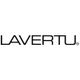 Tekstlogo met het woord "LAVERTU" in zwarte hoofdletters op een witte achtergrond.