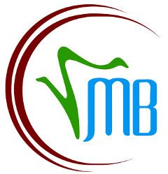 Logo mit grünem Zahn, blauen Buchstaben "MB" und roten Kreisbögen auf weißem Hintergrund.