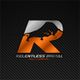 Orange and black "R" logo with a bull, "Relentless Digital," "Results Guaranteed" below.