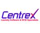 Centrex logo: "Laundry Software & RFID Specialists" in blue and red text.