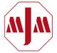 Rotes Logo mit den Buchstaben "MJM" in einem achteckigen Rahmen.