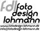 Logo von Foto Design Lohmann mit Website- und E-Mail-Adresse in schwarzer und grauer Schrift.