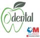 Logotipo verde de "Odental" con forma de diente y logo de "Salud Madrid" abajo a la derecha.