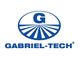 Logo von Gabriel-Tech in Blau, oben ein "G" im Oval, unten steht "GABRIEL-TECH".